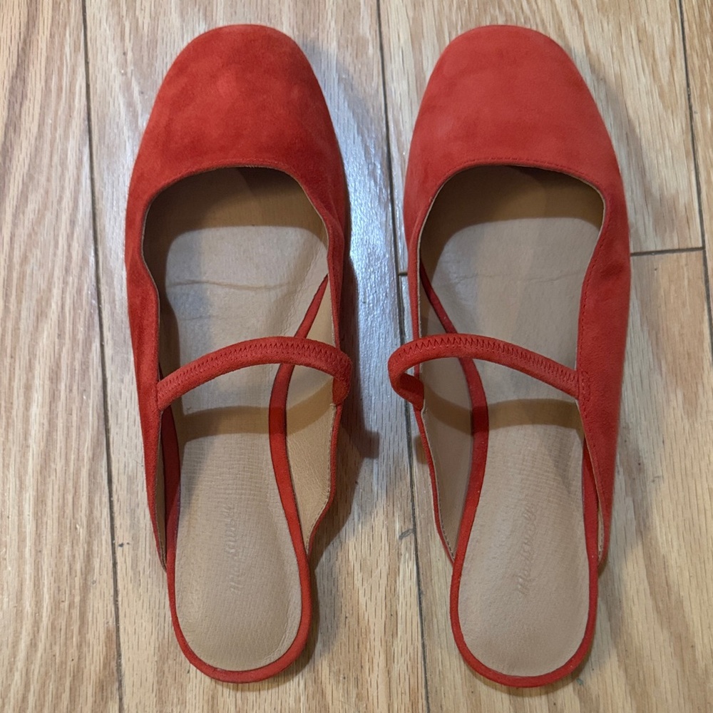 Madewell Women's Red Suede Flats